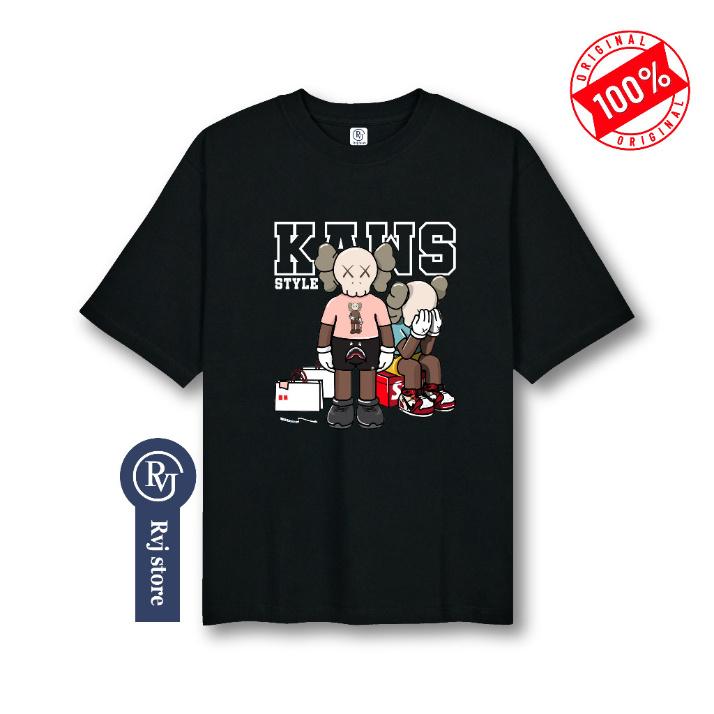 Celine2 - kaos oversize edisi x kaws.by rvj store original 70-76