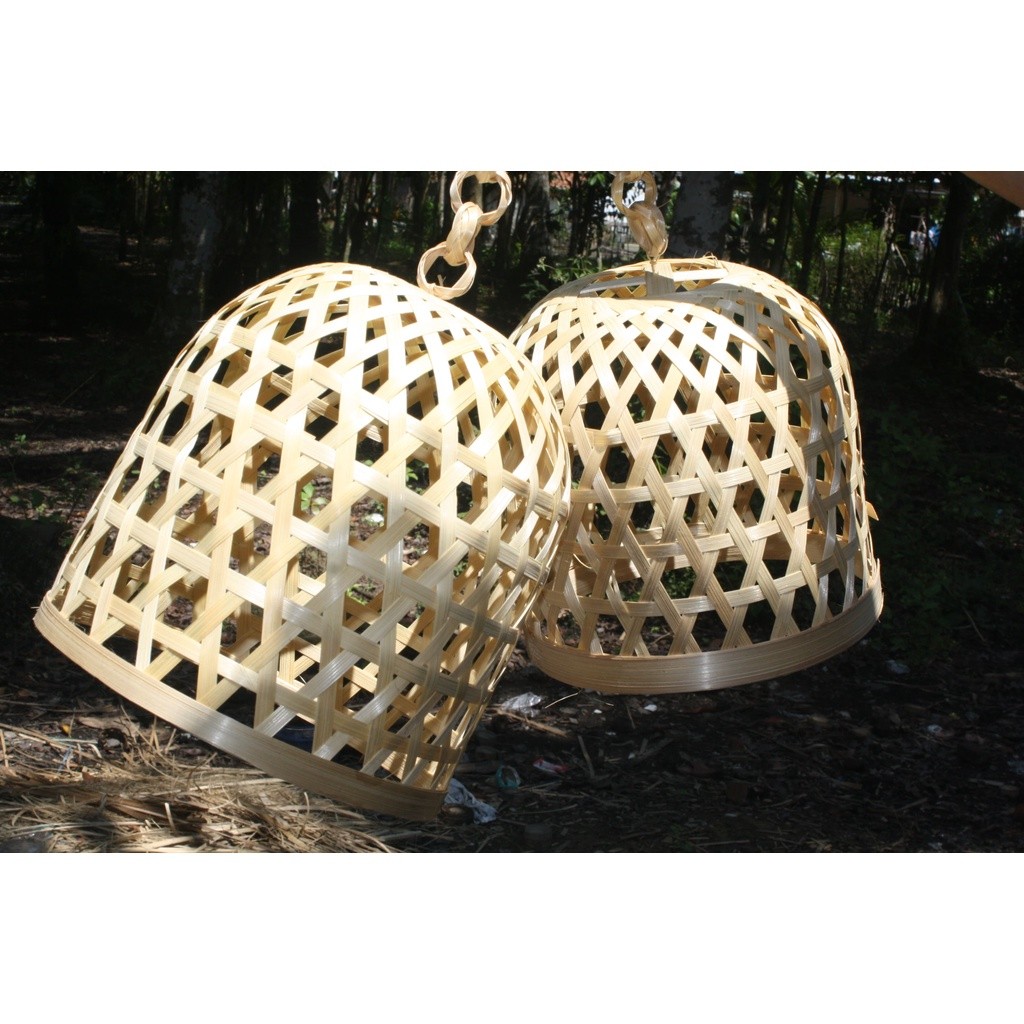 Anyaman LAMPU GANTUNG LAMPU HIAS dari bambu