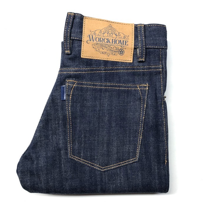 Worckhome Denim - Celana Panjang Pria Basic Raw Denim 15,5oz Selvedge - Slimtappered, 27