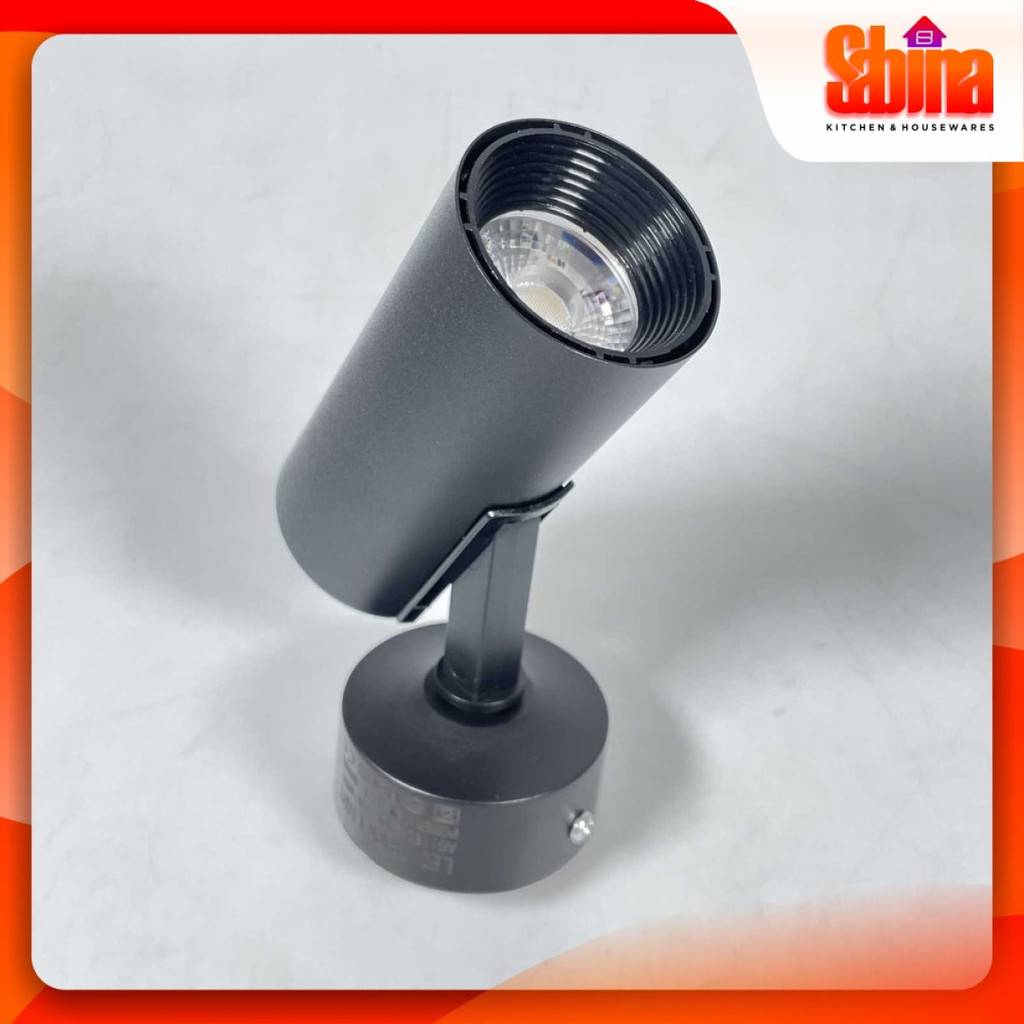 Lampu Sorot Plafon Track Light LED COB Natural White 4000K 12W