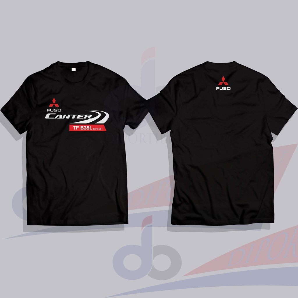 KAOS  TRUCK FUSO / MITSUBISHI FUSO CANTER LOGO T SHIRT