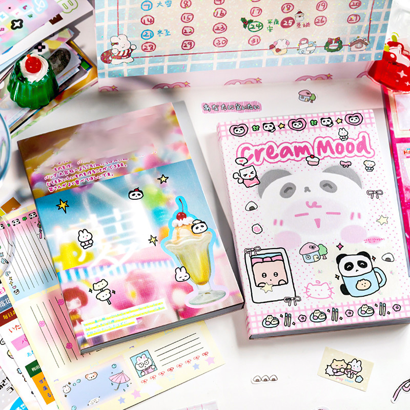 

Mr. Paper 2Style 50Pcs/bag Copper Plate Paper Flash Film Die Cut Sticker Book DIY Handbook Scrapbook Phone Case Photo Frame