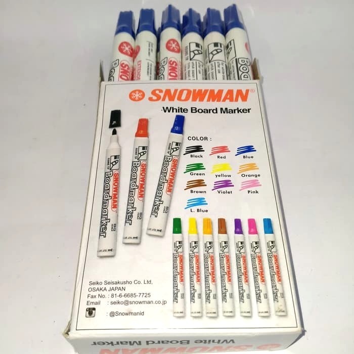 

Spidol Whiteboard Biru isi 12 pcs