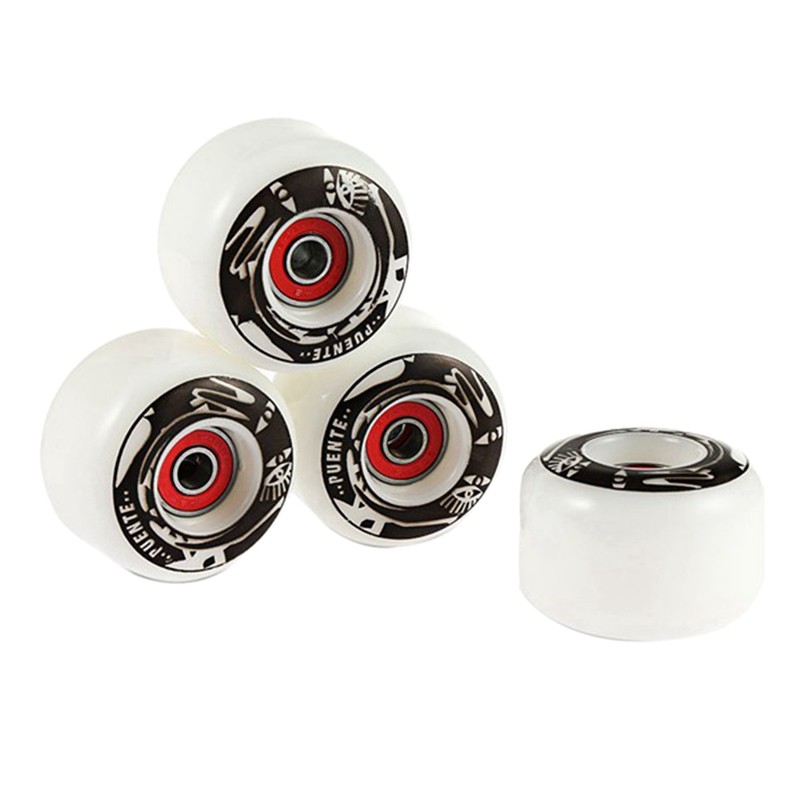 PUENTE 4Pcs Set Skateboard Wheels Durable PU Skate Wheels Longboard Cruiser Wheels For Ollie Punk An
