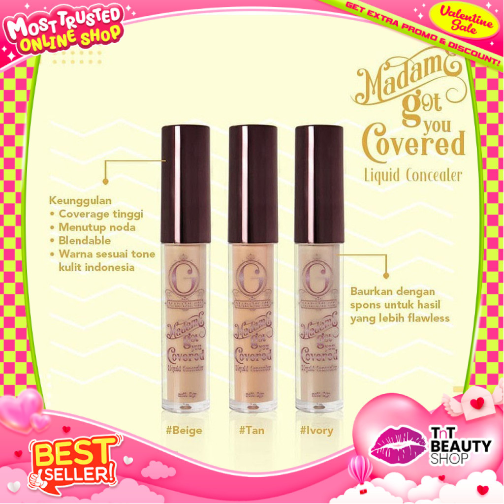 Madame Gie Got You Covered Liquid Concealer 3gr | MadameGie | TnT Beauty Shop