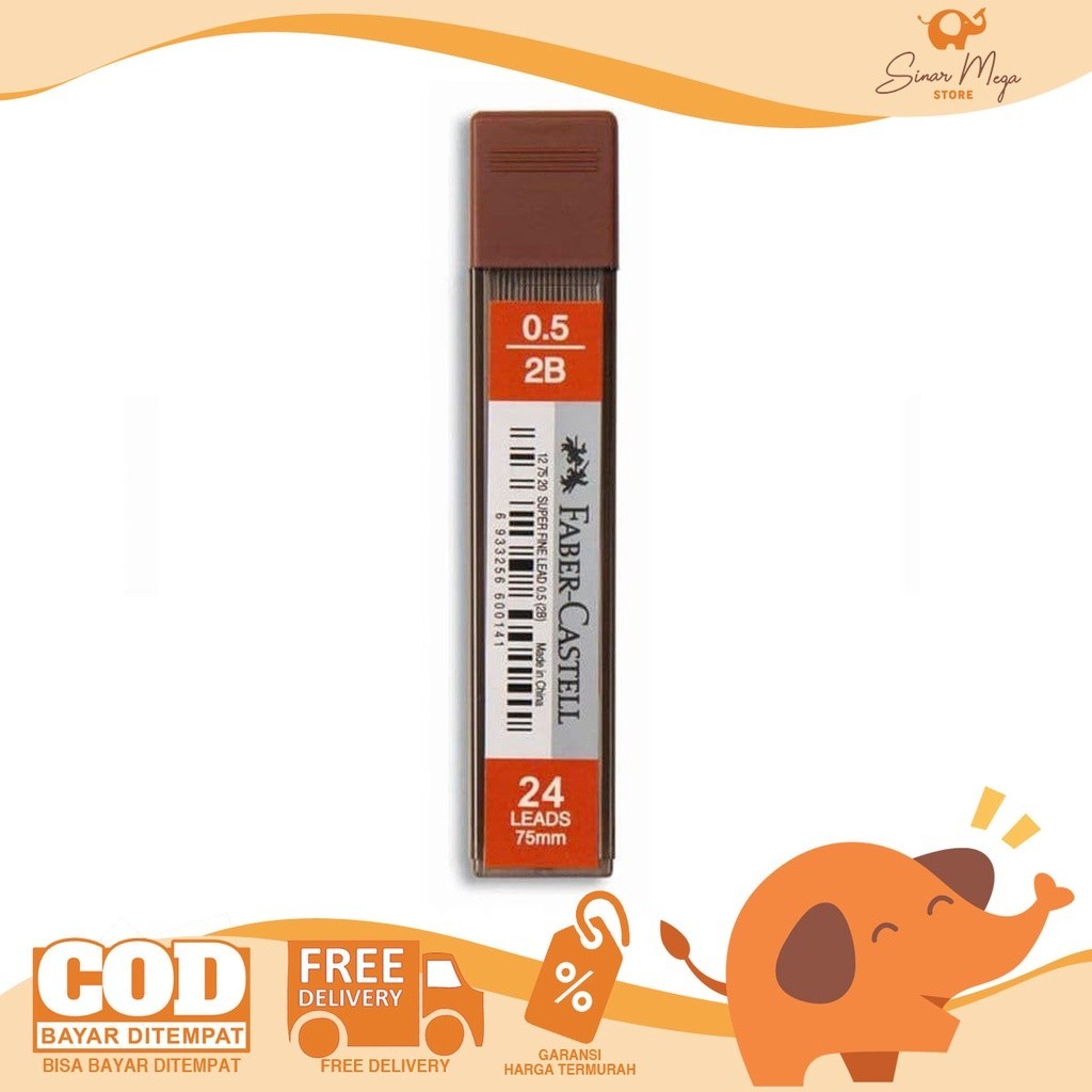 

Faber Castell Refill Isi Pensil Mekanik Kecil 0.5 2B Murah