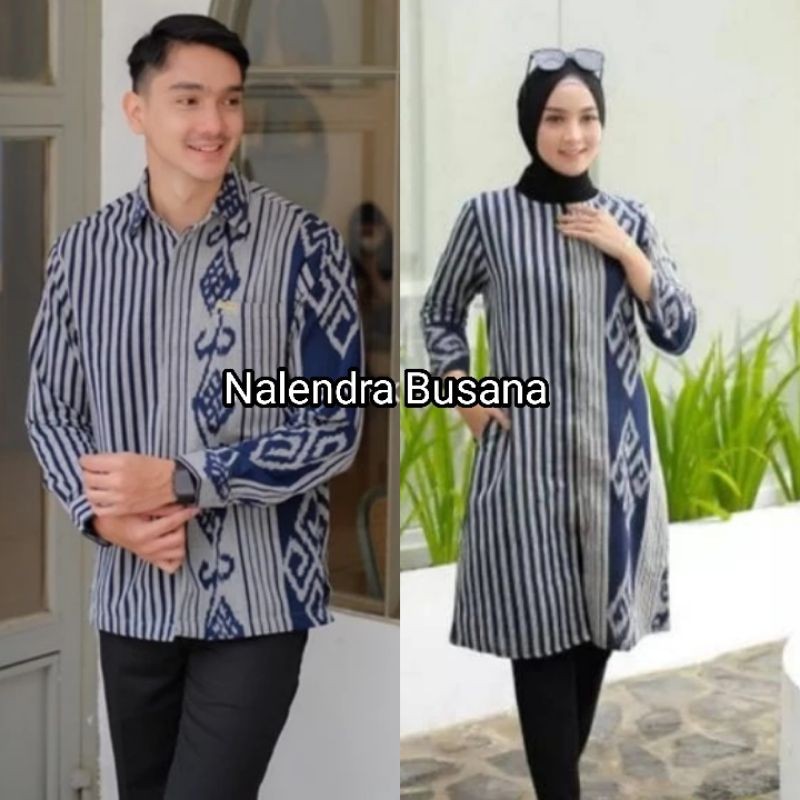 LURIK READY STOCK BAJU TENUN SRT COUPLE KELUARGA TUNIK TENUN LURIK BAJU KONDANGAN BAJU PESTA TENUN E
