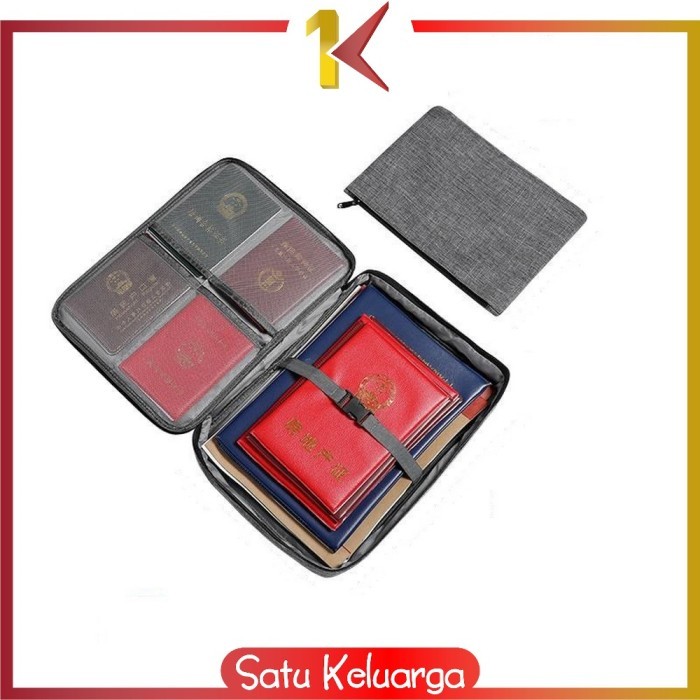 

Promo Diskon~[Limited Stok] SK-C515 C516 Tas Dokumen Multifungsi / Tempat Penyimpanan Sertifikat - ABU 1LAYER