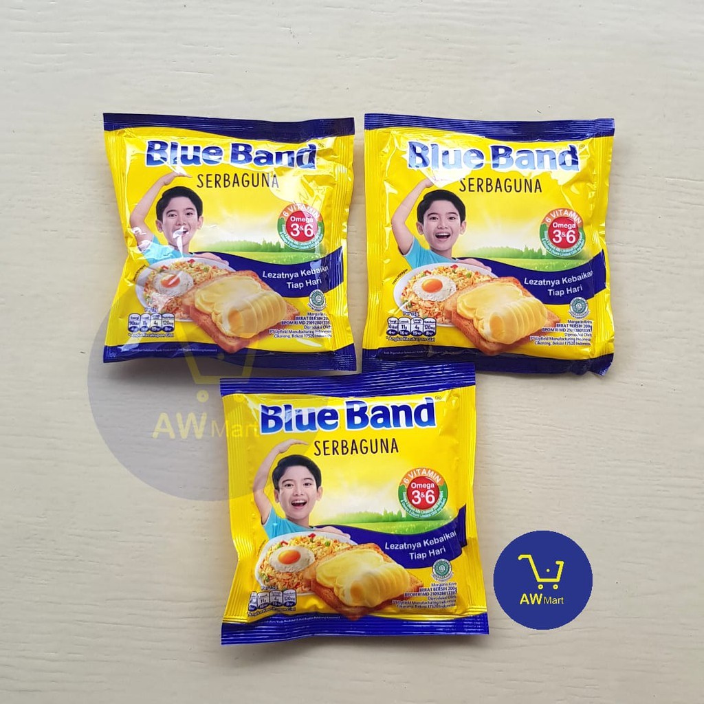 

MENTEGA BLUE BAND SERBAGUNA 200 GR - MENTEGA BLUEBAND 200 GR