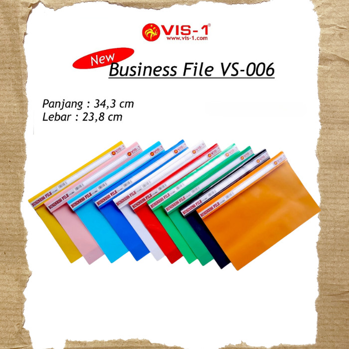 

Vis-1 Business File Vis-1 Polos Warna - VS-006