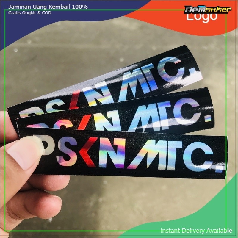 Stiker Racing Motor Pasukan Matic Psknmtc hologram bijian