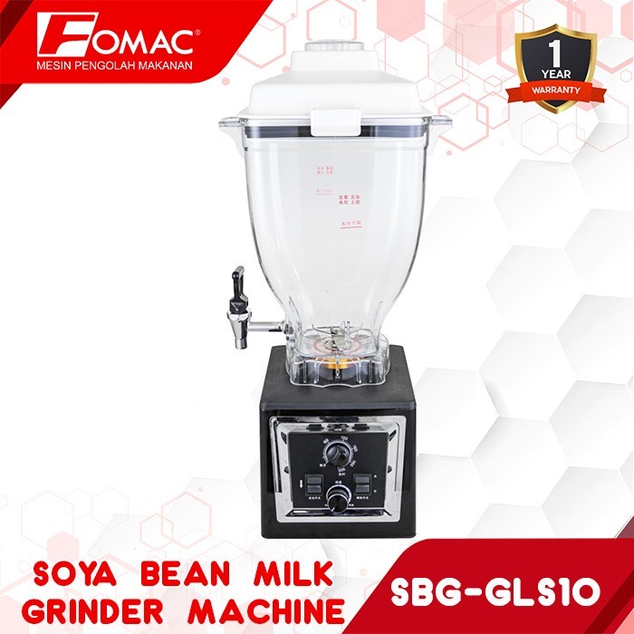 FOMAC SBG-GLS10 Soya Milk Grinder Machine Mesin Susu Kacang Kedelai