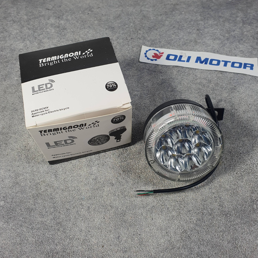 Lampu Led Tembak 9-Mata / Pcs - Spion TERMIGNONI
