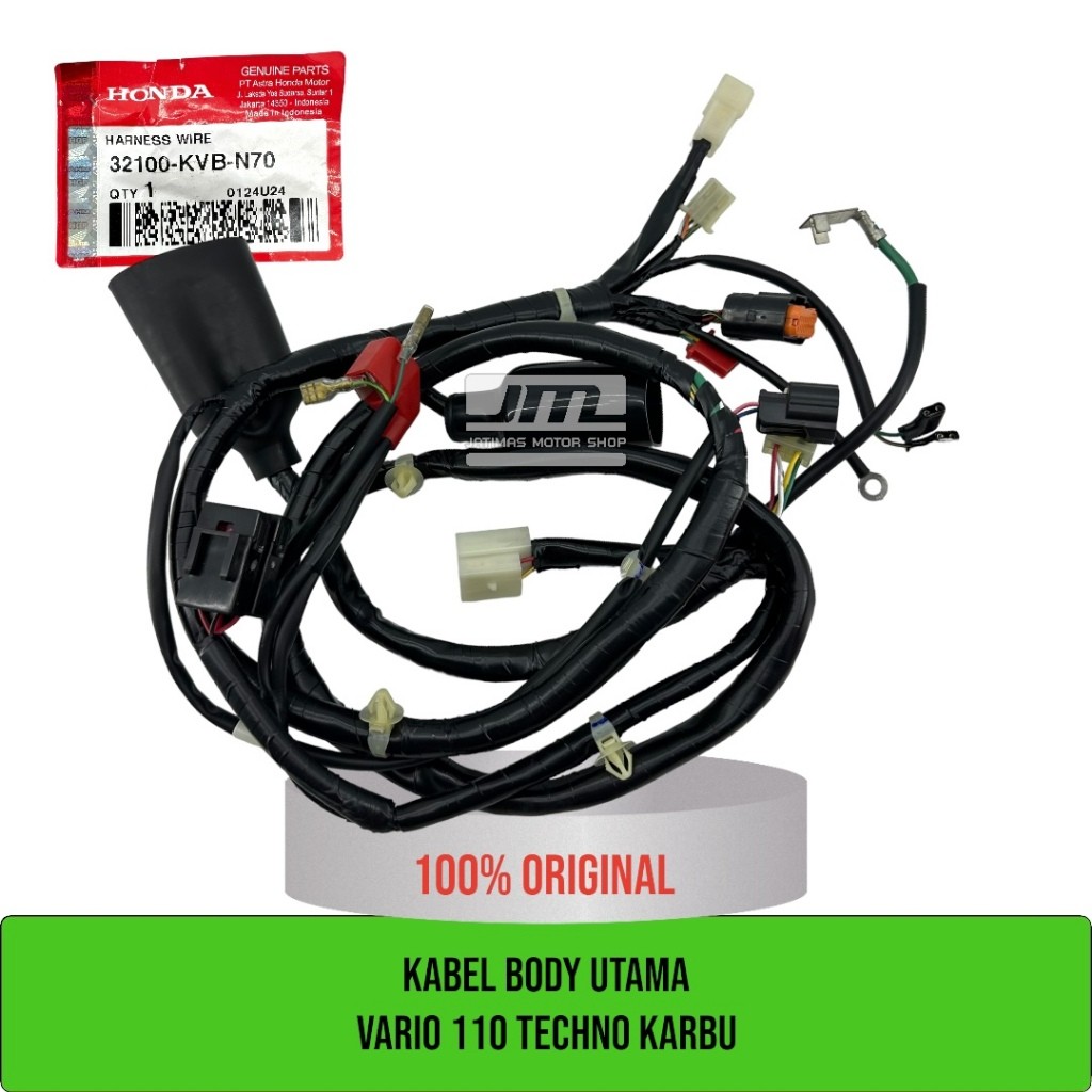 Kabel body utama vario 110 techno karbu 32100-KVB-N70