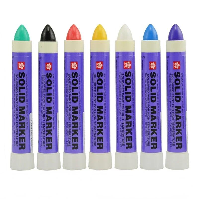 

Cherry Blossom XSC Solid Paint Pen Marker Industrial Crayon Dry Writable Steel Plate Water-oil Surface Multifunctional Pen