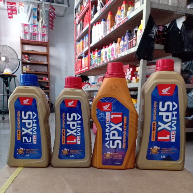 Oli Mesin Motor 4T Bebek Sport Matic AHM OIL SPX1 SPX2 10W-30 1200ml 1000ml 800ml