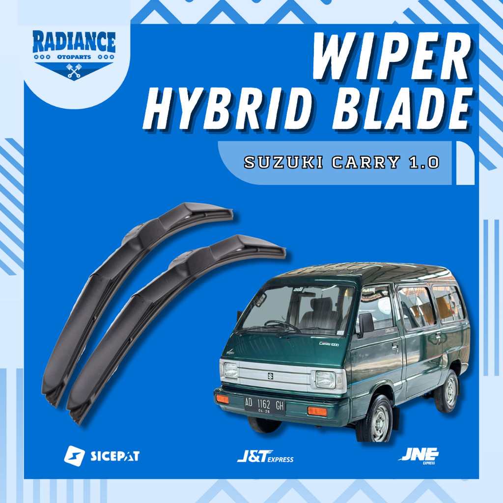 Wiper Mobil Hybrid Suzuki Carry 1.0 1SET Wiper Blade Hybrid Kiri Kanan Alat Sapuan Kaca Mobil W301