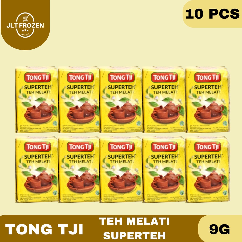 

Tong Tji Jasmine Tea / Teh Melati / Teh Seduh Super / Premium 9g 10 Pcs / 50 Pcs