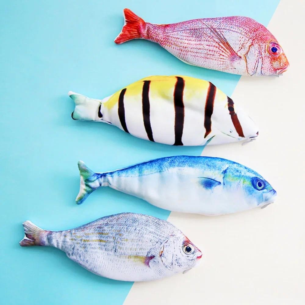 

Creative Fish Pencil Case Large Capacity Pencils Pouch Bag Funny School Pencil Cases Stationery Supplies Kawaii Pencil Case
