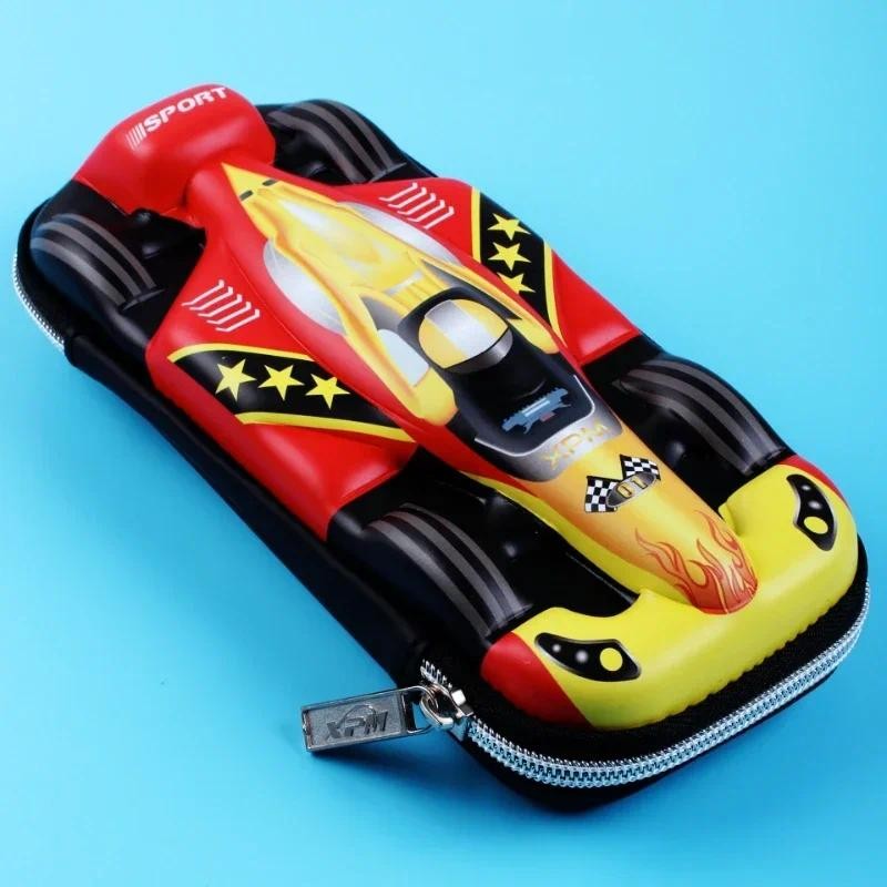 

Boy's Racing Car Pencil Cases High Quality Cool Pencil Case Student Pencil Holder Gift for Kids School Stationery