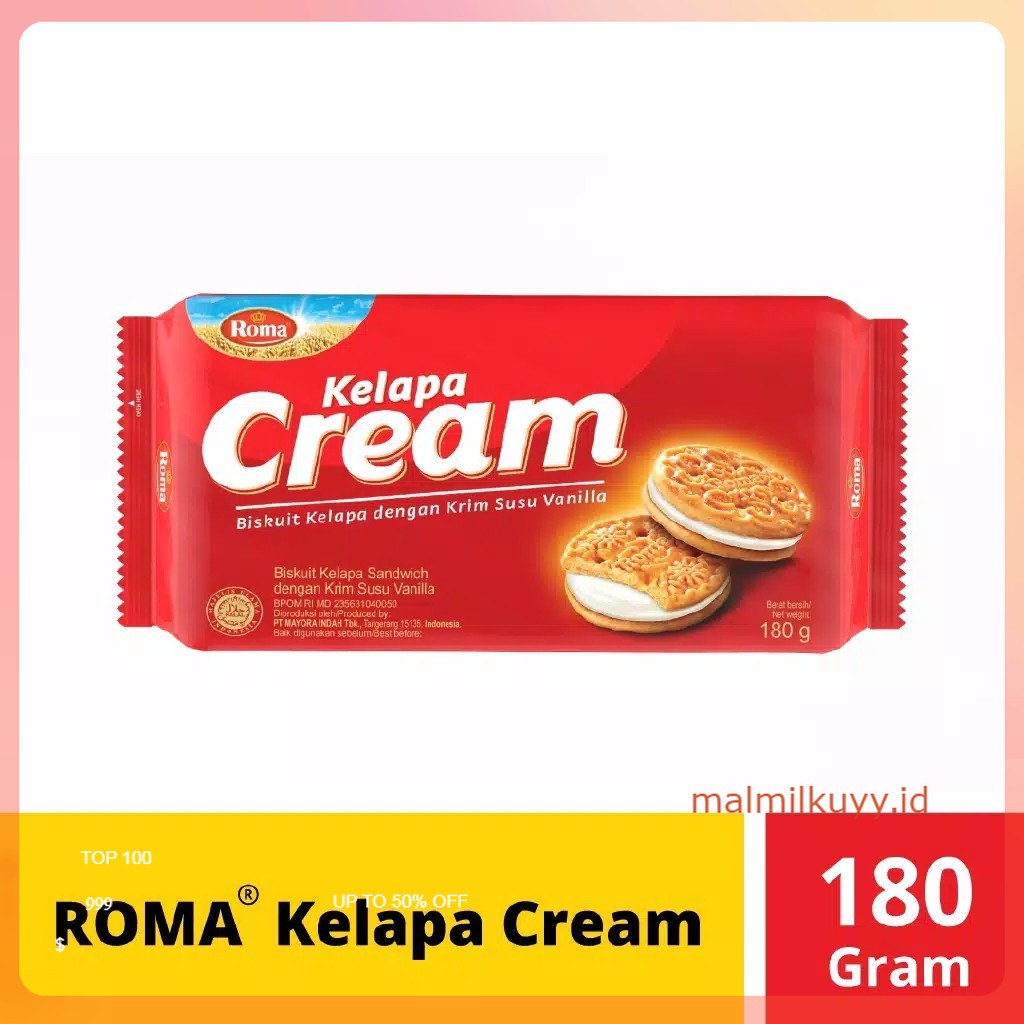 

Roma Kelapa Cream 180 gr