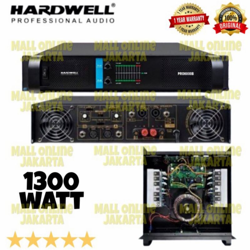 Power Amplifier Hardwell Pro 6000B/Pro6000 B Original