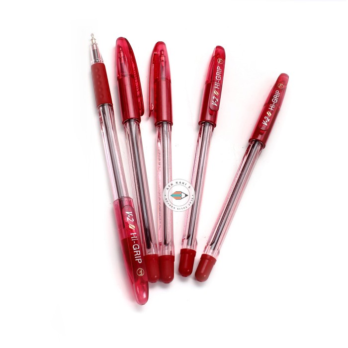 SNOWMAN - Pulpen V2 1.0 MM Snowman MERAH - Lusin