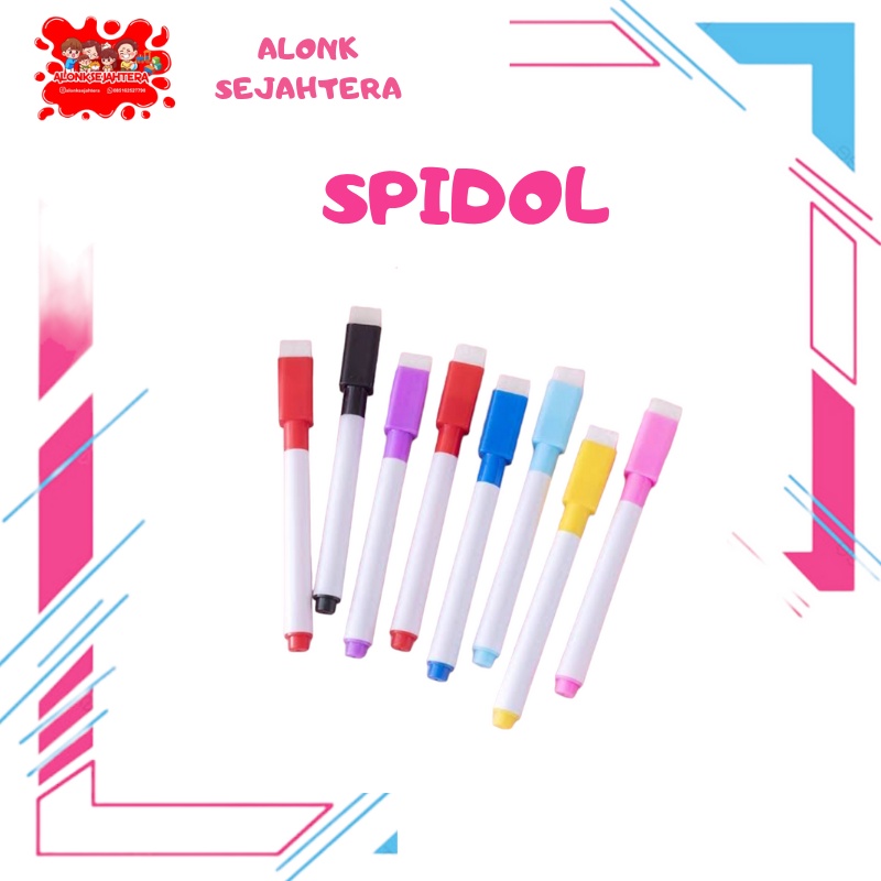 

[Alonk.S] Wipe clean pen - spidol tidak permanent