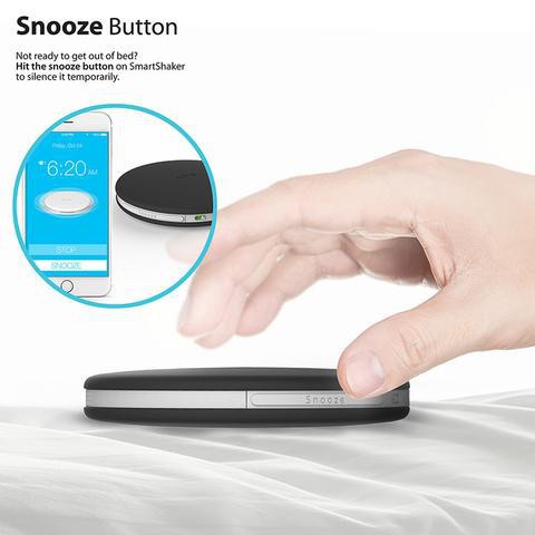 ILUV App-Enabled Wireless Smart Wake Up Alarm Shaker for Heavy Sleepers &amp; People with Hearing Loss for IOS and Android