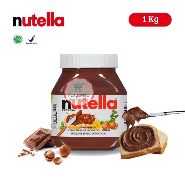 

Nutella Chocolate Hazel Spread [1 Kg] KHUSUS JNT & GOSEND - FasyAnita Mart Denpasar