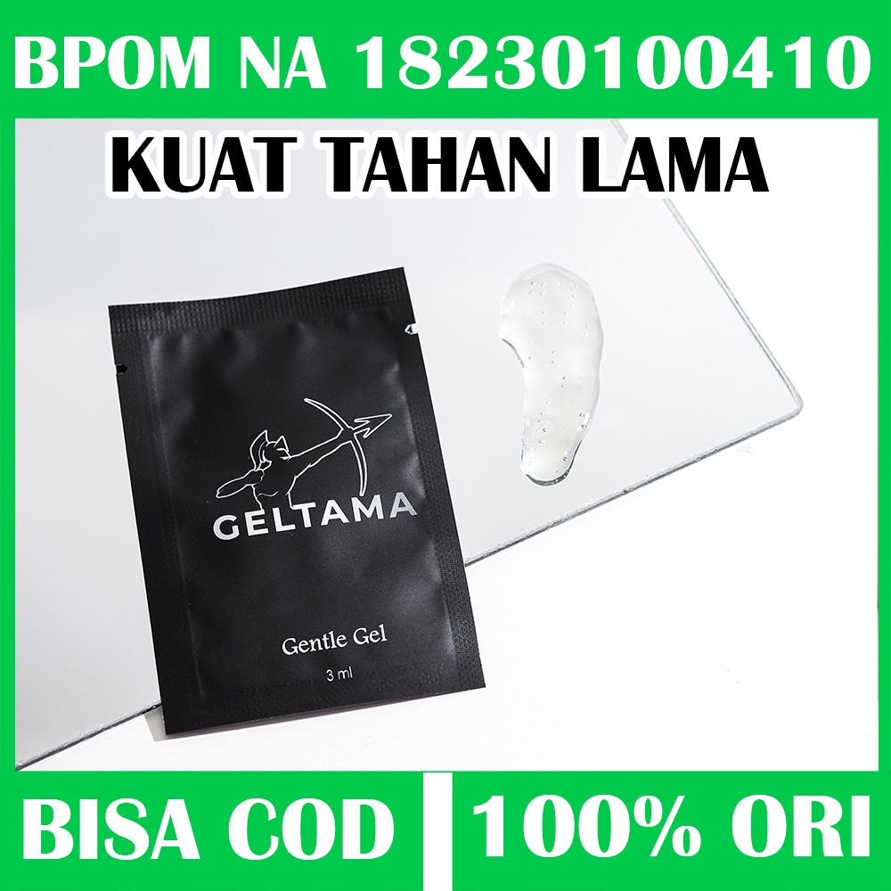 [Bisa COD] GELTAMA Gentle Gel Original Obat Penambah Performa Kesehatan Pria Tahan Lama Obat Oles Pe