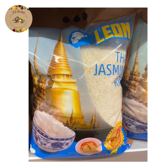 

Leon Thai Jasmine Rice | Beras Thailand Premium 5 Kg