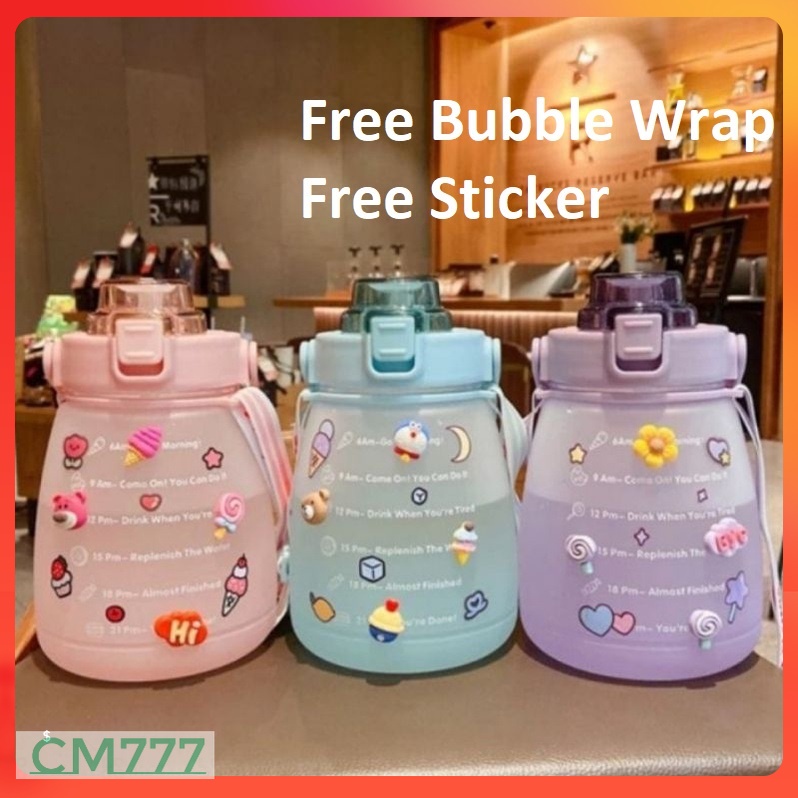 Botol Minum Viral 1,3 Liter Sticker