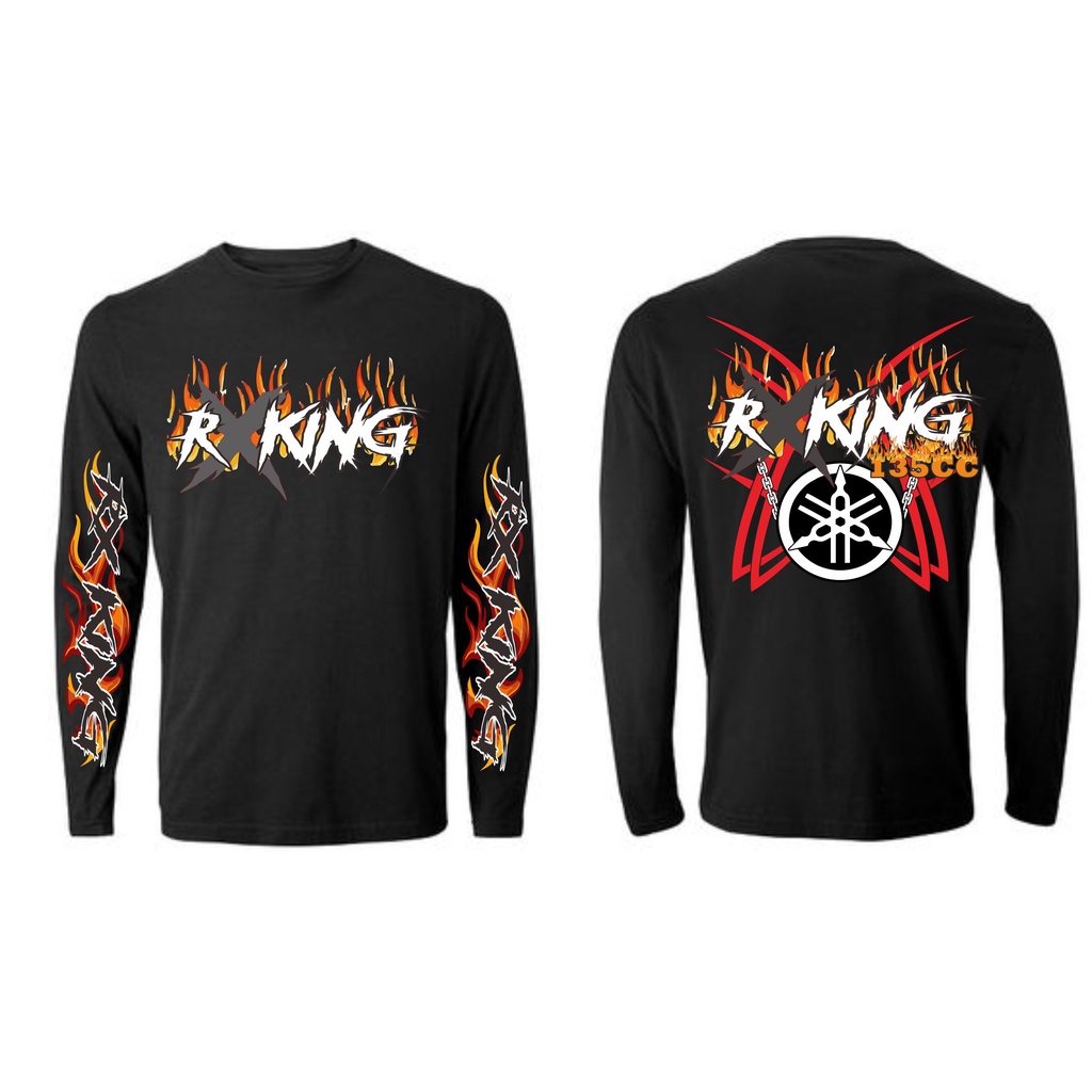 KAOS RX KING 2TAK 2STROKE YAMAHA PANJANG ON FIRE