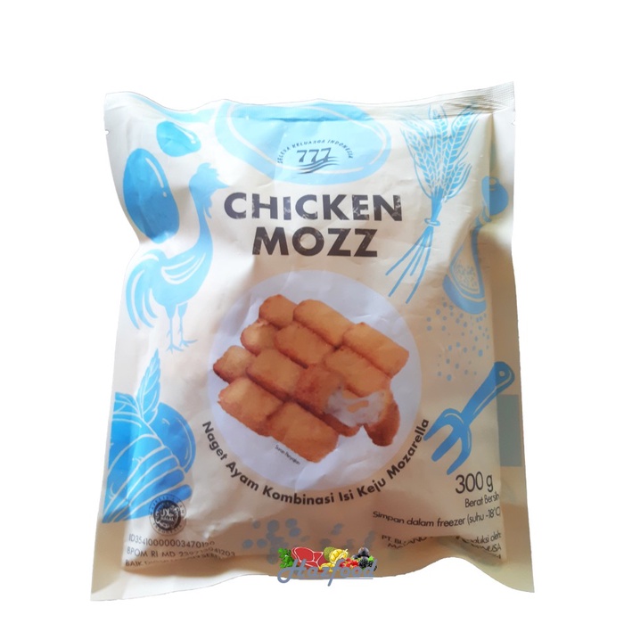 

777 Chicken Mozz | Nugget Ayam Keju Mozarella 300g