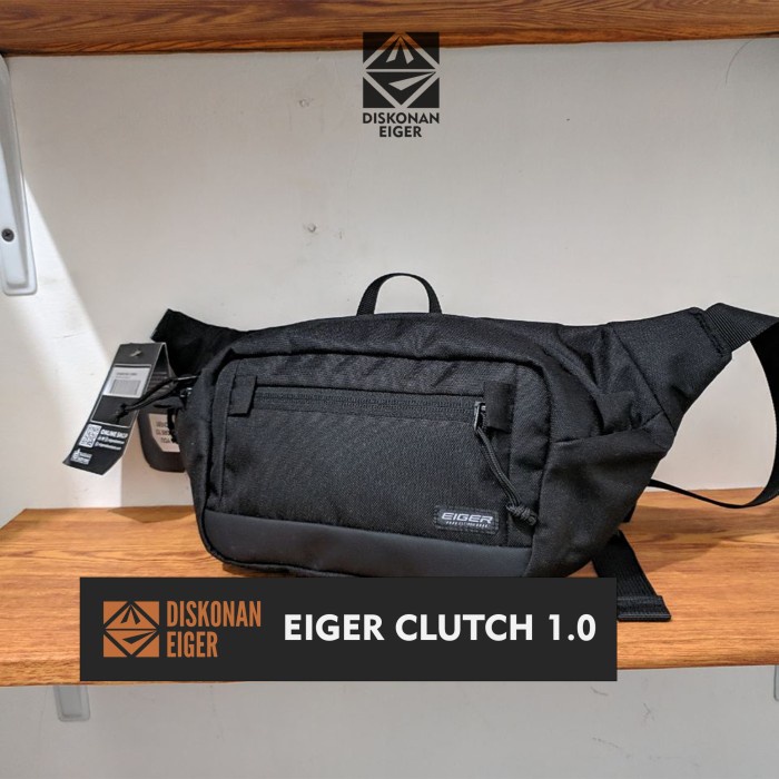 Tas Waistbag Eiger Clutch 1.0 3L - Hitam