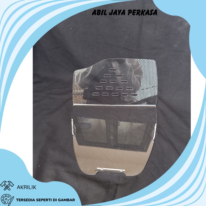 SEKAT BAGASI MIKA PCX PEMBATAS BOX PCX DOWNDRAFT TRANSPARANT PCX 160