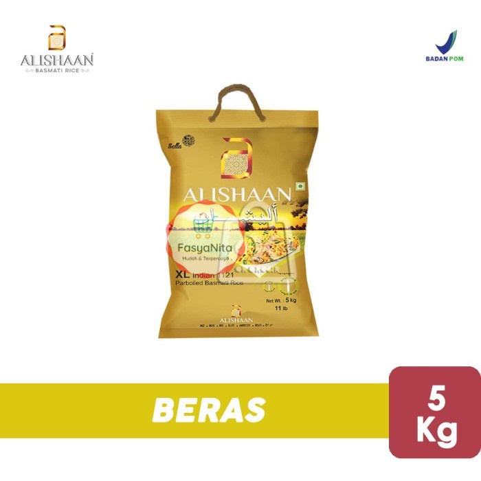 

Beras Basmati Alishaan / Basmati Rice (Kemasan asli 5kg) - FasyAnita Mart Denpasar