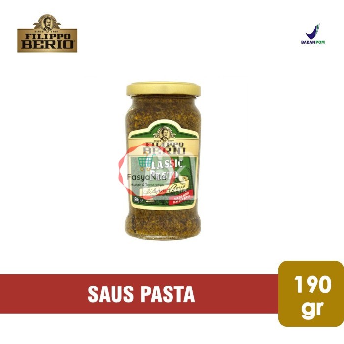 

Saus Pasta Filippo Berio / Filiippo Classic Pesto (Jar 190 gr) - FasyAnita Mart Denpasar
