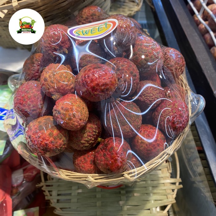 

Promo termurah lyche red super fresh | leci bakul merah super manis
