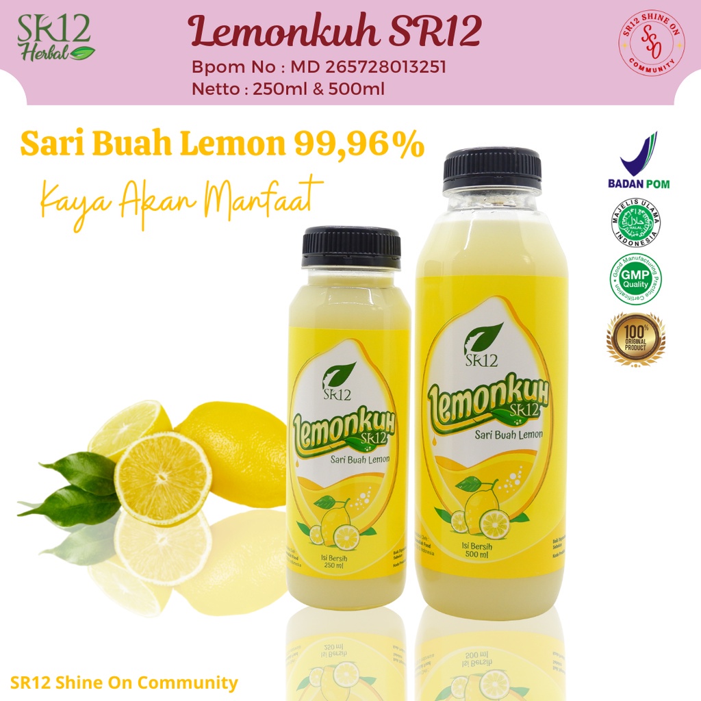 

Lemonkuh Sr12 Minuman Herbal Sari Buah Lemon Diet Detox Sehat Daya Tahan Tubuh Bpom