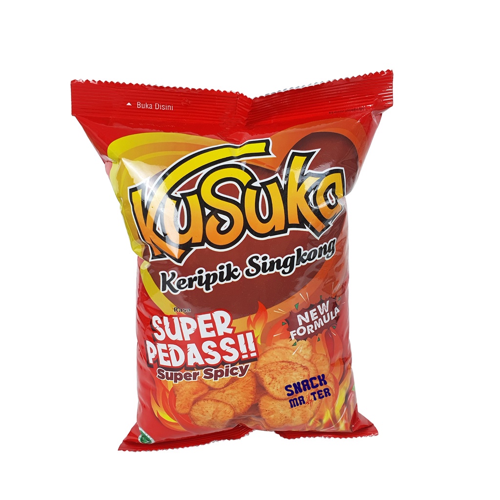 

Kusuka Keripik Singkong Super Pedas - Netto 50gr