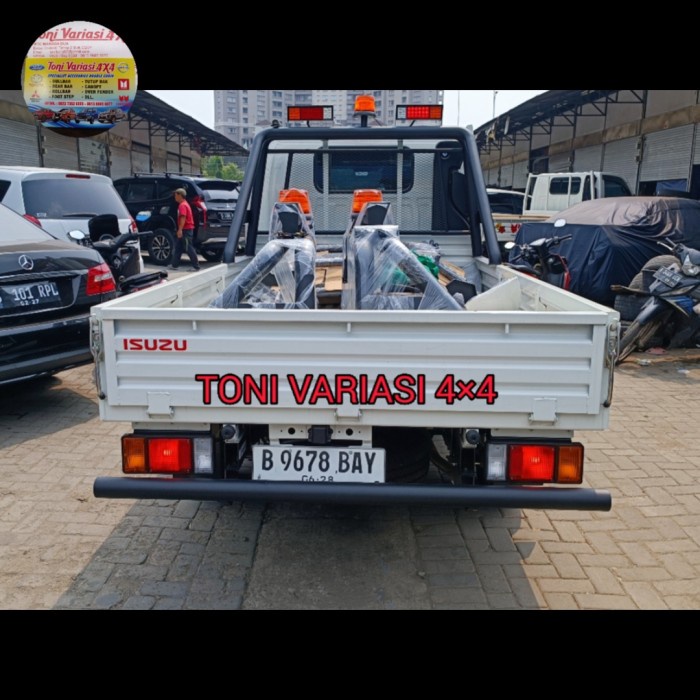Bumper Bemper Belakang Pipa Isuzu Traga
