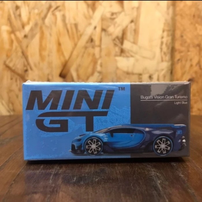 MINIGT 266 BUGATTI VISION GRAN TURISMO LIGHT BLUE MINI GT LP27