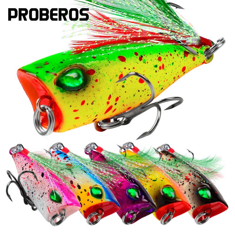 Mini Popper Umpan Pancing 4 gram Umpan Pancing Poper Ploper Poping Lure Original Proberos Mini Top W