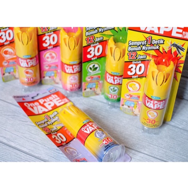 Vape One Push 30 malam VAPE One Push Vape semprot nyamuk 30 hari ORIGINAL