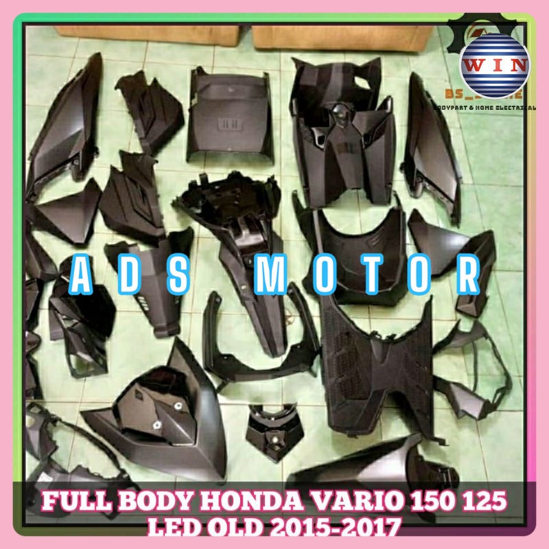 FULL BODY HONDA VARIO 150 125 LED OLD 2015 2016 2017 | COVER BODY KOMPLIT VARIO 150 125 LED LAMA 201