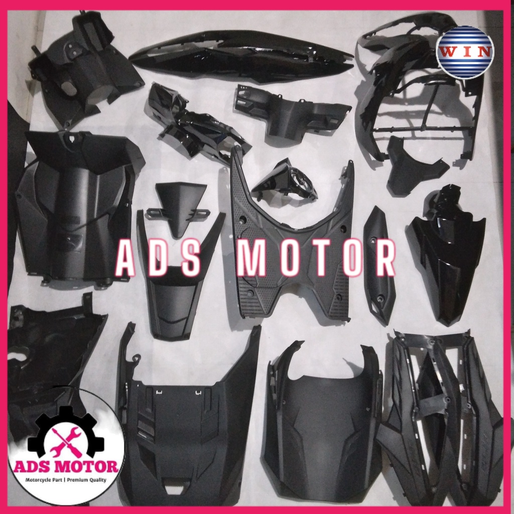 Full Body Beat Street / ESP K81 2016 2017 2018 2019 Hitam WIN | complete set bodi kasar halus motor 