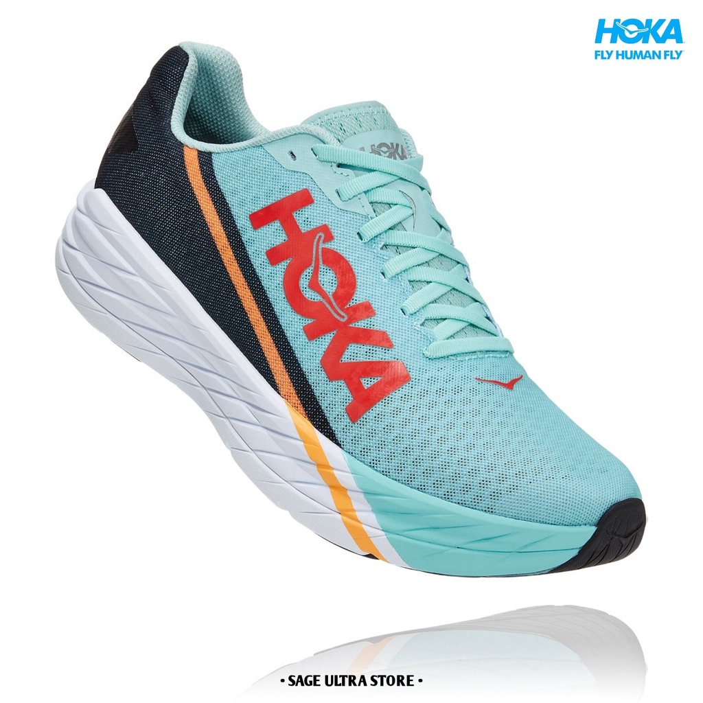 Sepatu Lari Running Hoka Rocket X Road Racing Carbon Plate Men Women Unisex