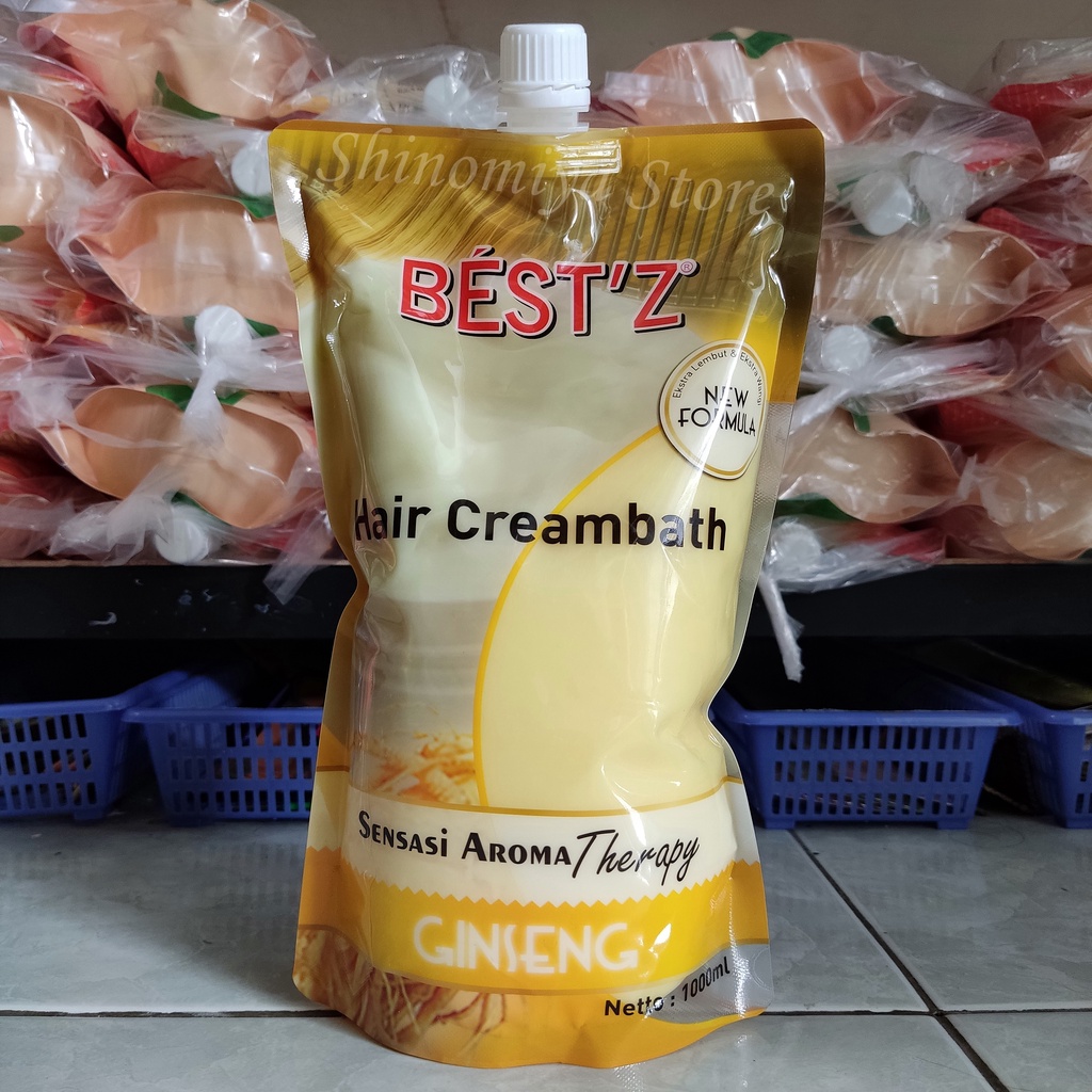 CREAMBATH RAMBUT GINSENG 1 KG / HAIR CREAMBATH GINSENG BESTZ 3G
